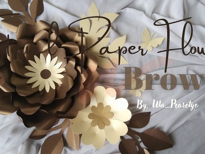 DIY|| Paper flower WALL DECOR