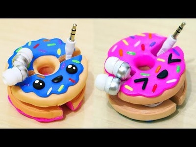 ✨????DIY: Reversible Donuts Earphone Holder or Organizer || #KawaiiWeek 5 ????✨