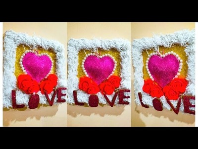 DIY Valentine's craft???? Beautiful Valentine's Photo Frame ???? Valentine's special Craft Idea's ????