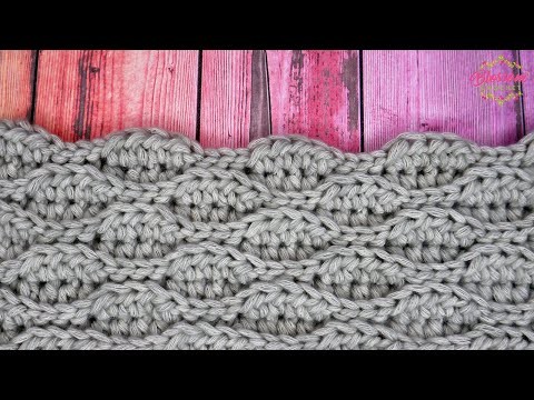 EASY 3D Crochet: Almond Ridge for Baby Blankets, Afghans, Scarves - Quick & Simple!