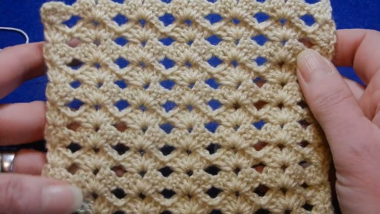 Easy Baby Blanket | ONE ROW REPEAT Crochet Stitch