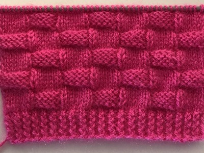 Easy Beautiful Knitting Stitch Pattern For Sweaters,Blankets,And Cardigans