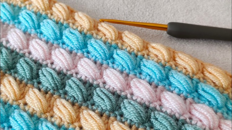 Easy crochet baby blanket for beginners