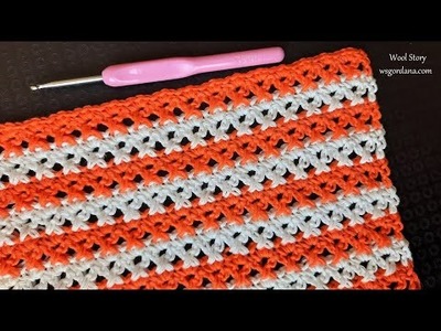 Easy Crochet Baby Blanket Patterns |Heklana mustra za bebin pokrivač|