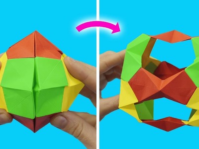 Easy Origami Pop It Fidgets. Antistress Moving PAPER TOYS - Tutorial.