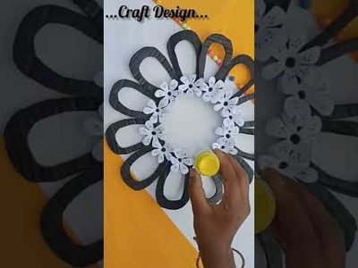 Easy Paper Wall Hanging.Best Out Of Waste Craft Ideas#short #shortsfeed  #viralvideo #ytshorts #diy