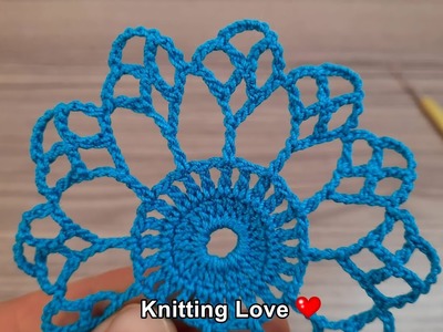 Excellent Very Beautiful Flower Crochet Pattern * Knitting Online Tutorial for beginners Tığ işi