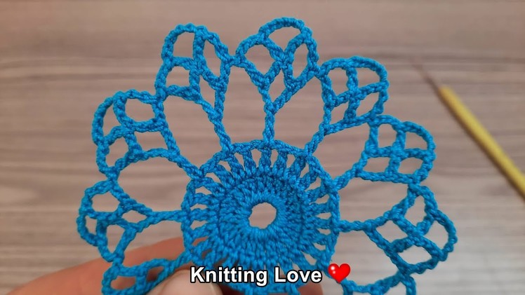 Excellent Very Beautiful Flower Crochet Pattern * Knitting Online Tutorial for beginners Tığ işi