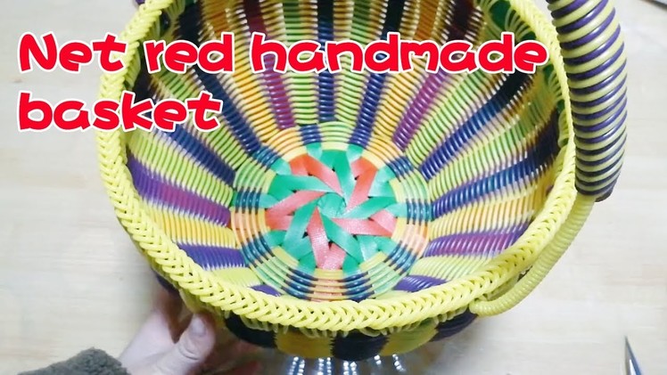 Folk traditional handmade basket: pure handmade basket, detailed skill process, complete tutorial