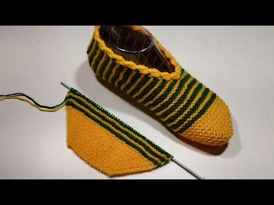 Girls Jutti Knitting Pattern || Mamta Stitching tutorial # - 506