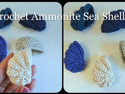 How To Crochet Ammonite Sea Shell || Crochet Sea shell  #Seashell #crochetdecore #crochetwithsumi