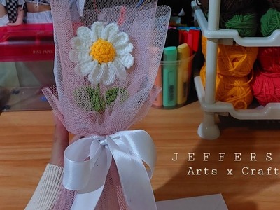 How to crochet daisy flower? | Crochet tutorial by Jefferson