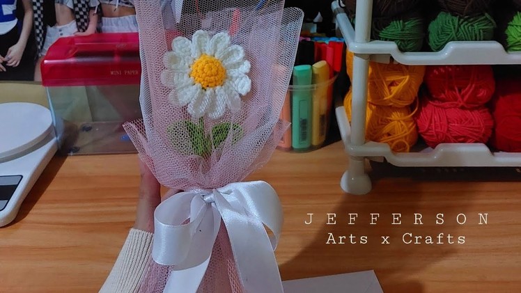 How to crochet daisy flower? | Crochet tutorial by Jefferson