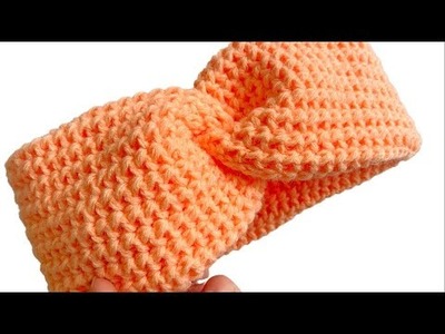 How to crochet STRECHY headband. SIMPLE pattern