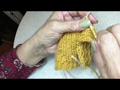 How to Knit - Cable (small) design