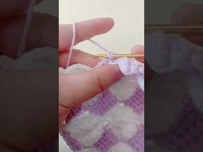 How to Knit for Beginners & Pros ???? Easy Knitting Easy Crochet Design #Shorts .(4)