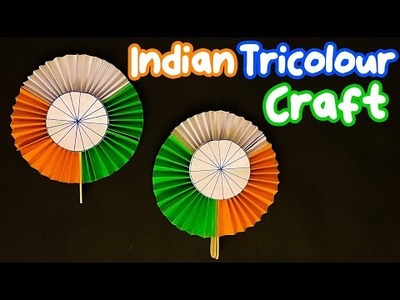 How to make Republic Day Crafts - DIY - Art effect by Deepa