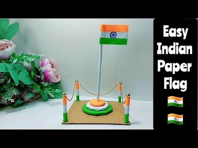 Indian Flag making for 26th January????????#diy#easy#papercraft#indian#republicday#shorts#shreecraftplace