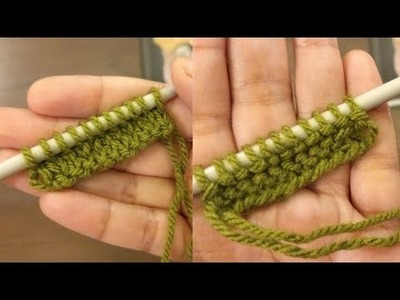 Knit & Purl ( Seedha & Ulta ) Stitch For Absolute beginners | Learn to knit easy way