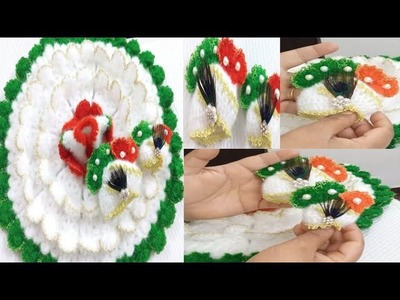 Laddu Gopal ji winter woollen crochet????????26January Special Dress Matching Beautiful pagadi Any size ????????