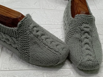 Ladies socks Knitting | easy ladies socks | one color ladies socks |purple kreations
