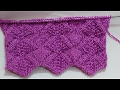 Ladies Sweater Design. Easy Knitting Design For Girls And Baby Sweater