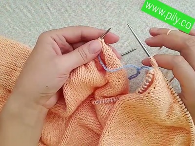 Learn to knit a sweater - knitting tutorial. sweater