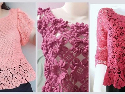 Most Phenomenal #crochet #tops.Amazing crochet pattern #tops for women#crochettops