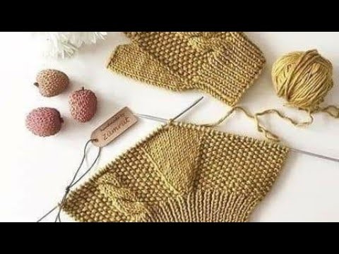 New Hand Knitting Crochet Gloves Design.Latest Gloves Design