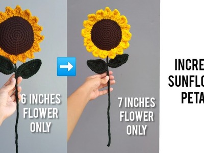 Part 3: Sunflower Crochet Petal Increasing