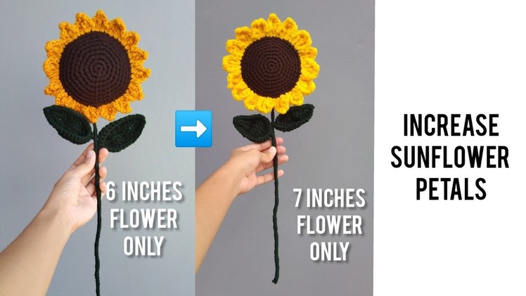 Part 3: Sunflower Crochet Petal Increasing