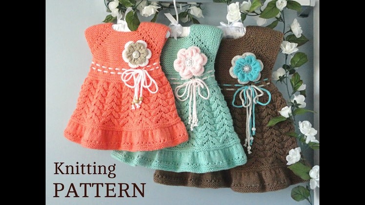 Pattern Knitting Outfit Christening PDF Designer Elena Mitchell