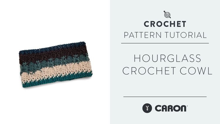 Pattern Tutorial: Caron Hourglass Crochet Cowl with Moogly