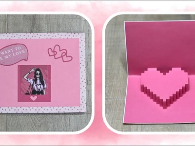 Pop-Up Heart Card ???? Pixel Heart 3D Card