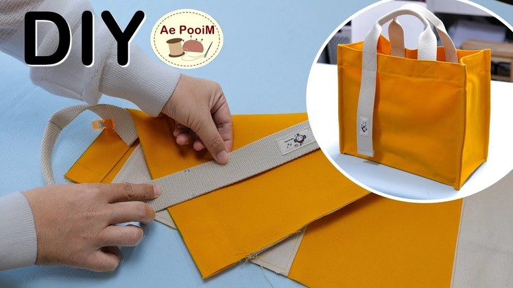 Quick & Easy! How to make a Daily Tote bag without Lining