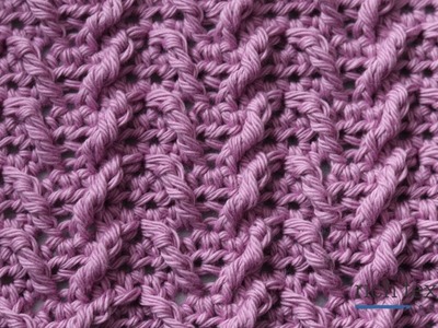 Raised Herringbone Stitch | How to Crochet