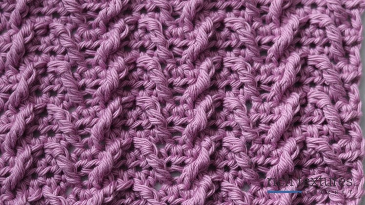 Raised Herringbone Stitch | How to Crochet