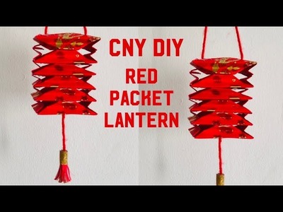 Red packet lantern | Chinese New Year decoration ideas | Ang pow lantern