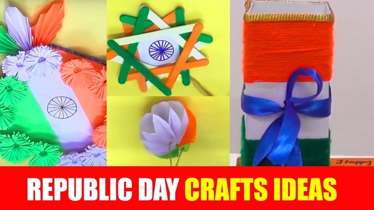 Republic day Crafts | Tricolor Paper Crafts | DIY Republic Day Craft Ideas | 26 January Crafts