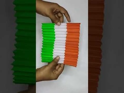 Republic day Flag craft #indiantricolourbadge #republicdaycraftideas #indipendencedaycraftideas #diy