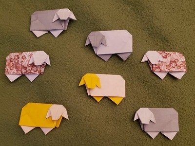 Sheep Origami Tutorial - with Variations!