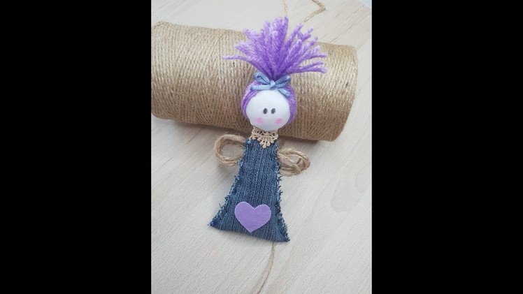 #Shorts DIY Doll angel from old jeans