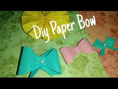 Shorts.Paper Bow.Paper Craft.Paper Diy.Craft Diy.Garima's Creation????????