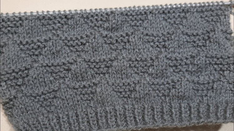 Single Colour Knitting Design For Kids Sweater || Basic Knitting  ( 14 )