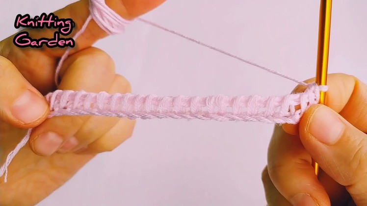 TUNİSİAN CROCHET BABY BLANKET. I'm Learning To Knit. Tunus İşi Örgü Modeli