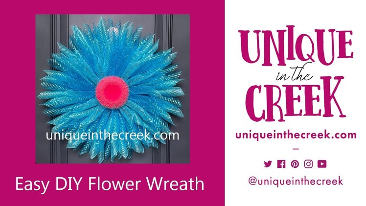 UITC™ How to Make a Rolled Petal Flower Wreath | Easy DIY Wreath | Large Board | Live Replay