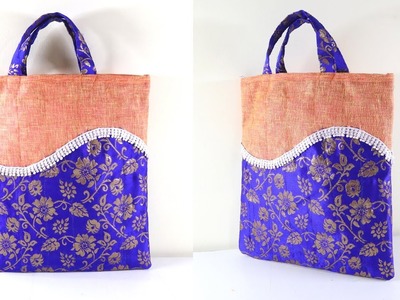 Useful Handbag Sewing Tutorial l DIY Handbag l Tote Bag l Sonali's Creations