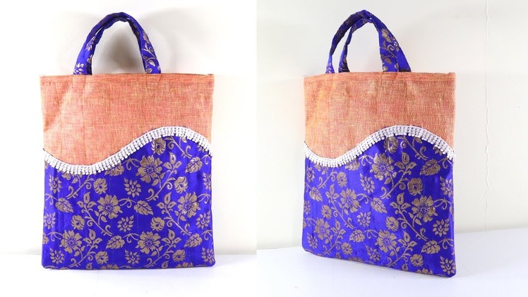 Useful Handbag Sewing Tutorial l DIY Handbag l Tote Bag l Sonali's Creations