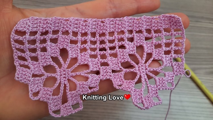 WONDERFUL Beautiful Flower Crochet Pattern * Knitting Online Tutorial for beginners