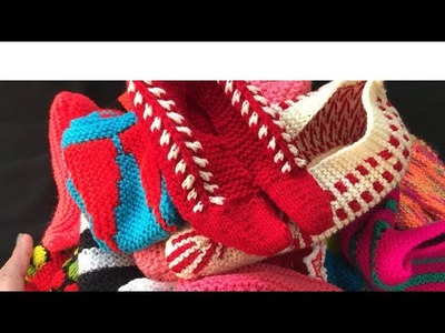 25 Trike ki ladies.Girls Socks. Shoes. Jurab. Anguthe wali socks.Bnane ka Aasan trika | easy style